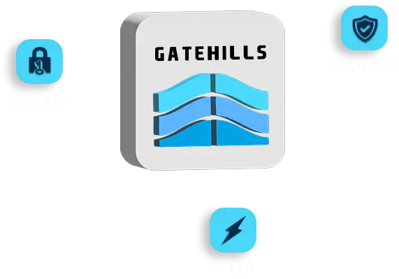 llustration representing speed, security and privacy