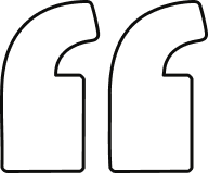 Quote icon (left quote)